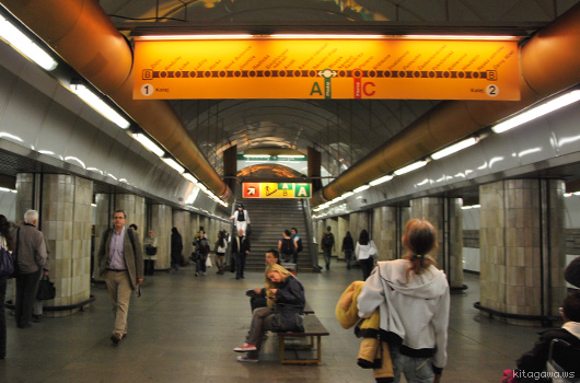 プラハの地下鉄