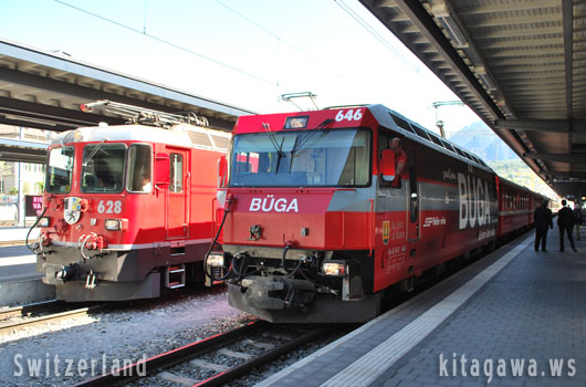 スイス旅行記 鉄道の旅