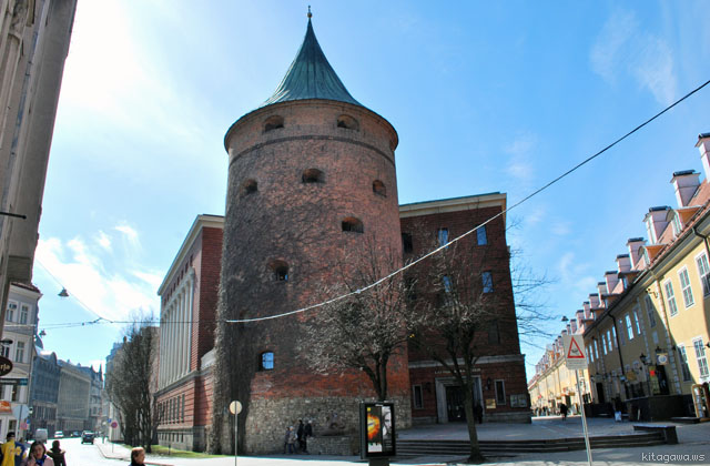 火薬塔 リガ 城壁 ラトビア戦争博物館