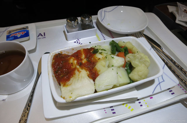 タイ航空 ビジネスクラス 機内食