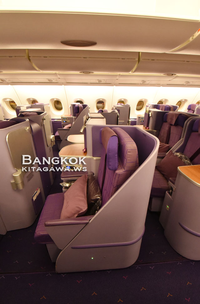 タイ航空A380ビジネスクラス搭乗記