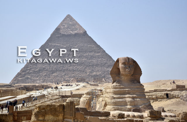カフラー王のピラミッドと大スフィンクス