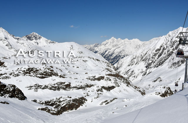 オーストリア 氷河スキー