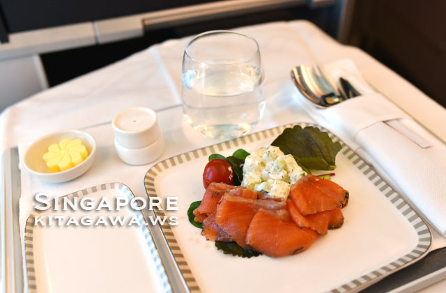 シンガポール航空 ビジネスクラス 機内食