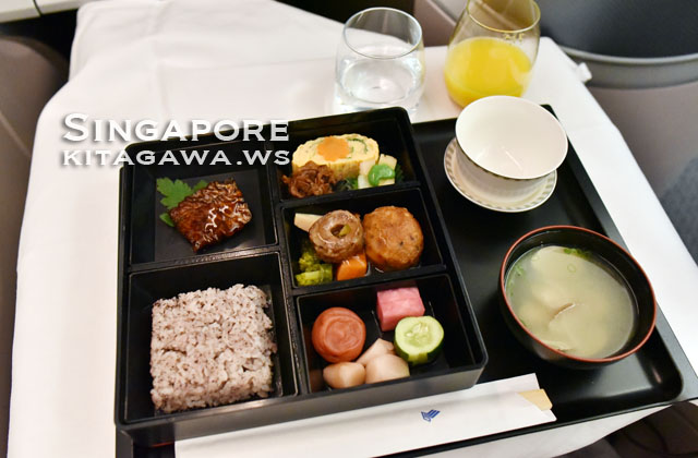 シンガポール航空 機内食 和食