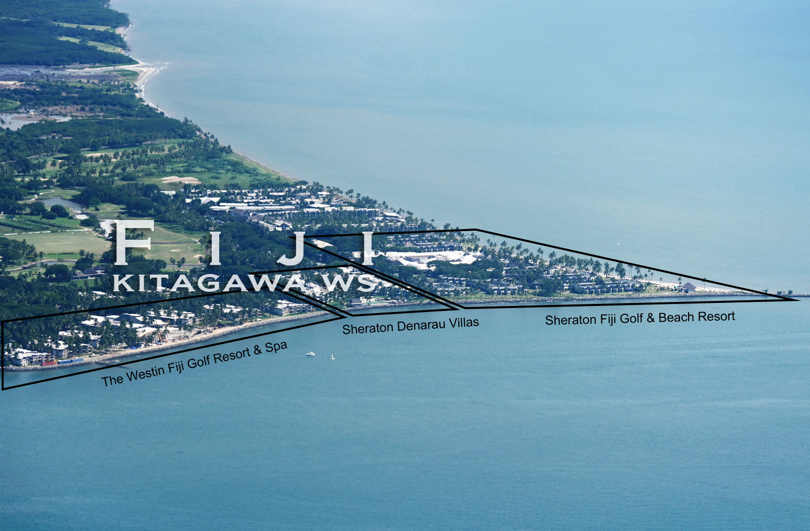 デナラウ島 空撮