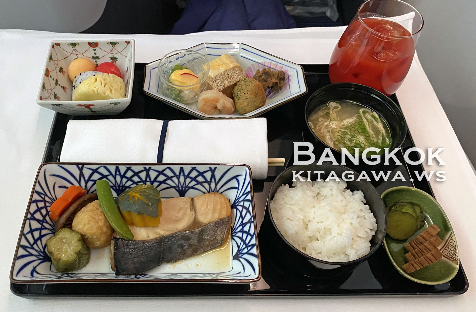 ANAビジネスクラス機内食