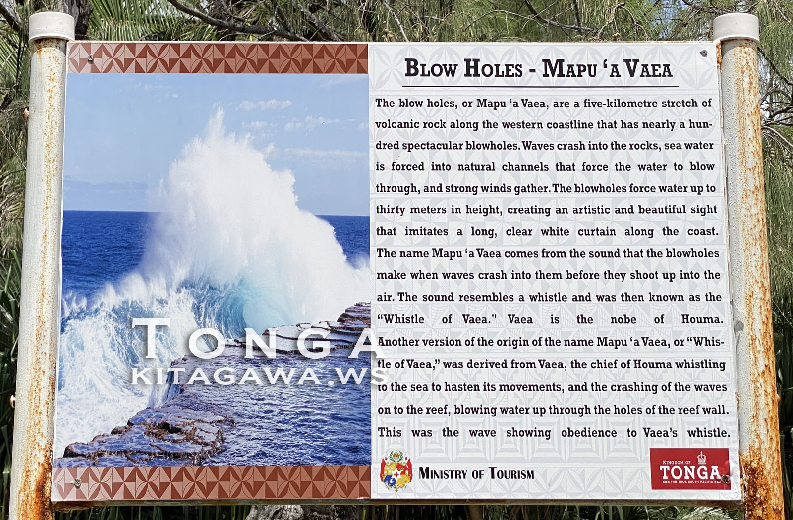 Mapu'a Vaea Blowholes