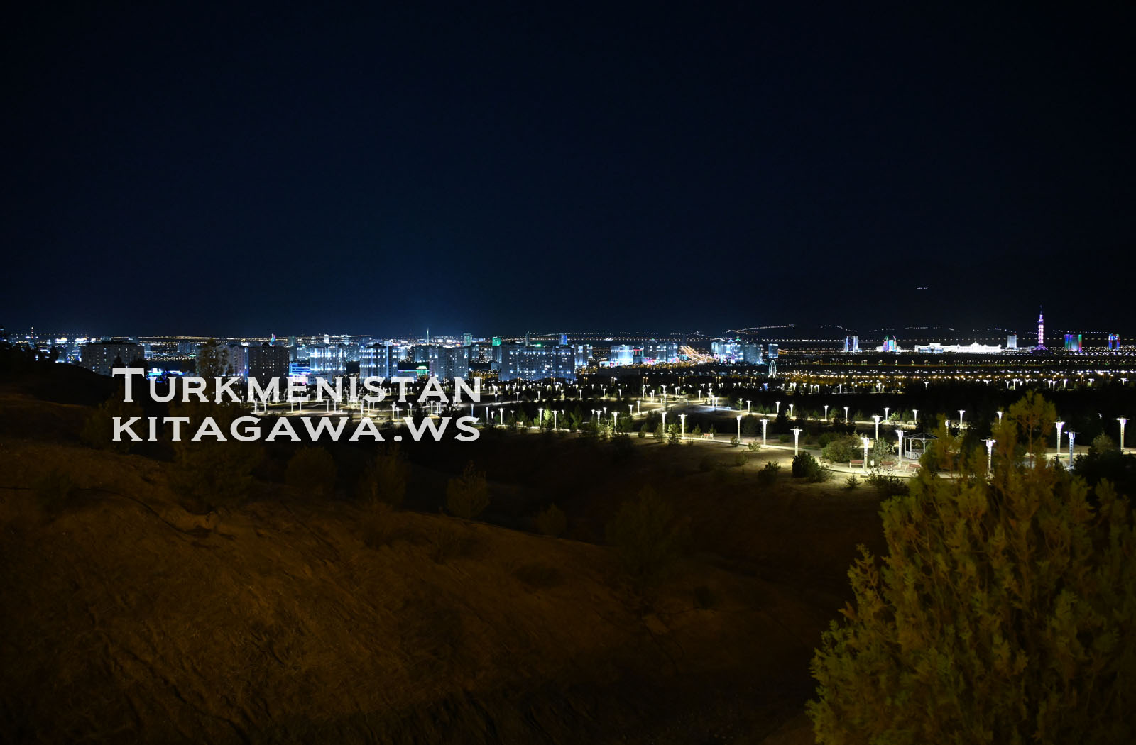 アシガバード 夜景