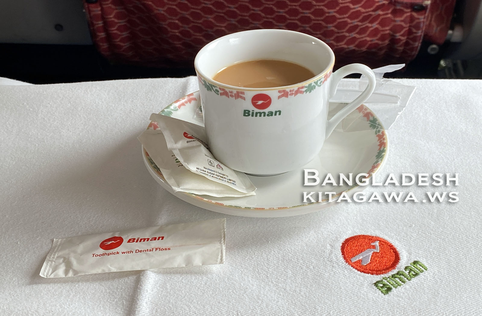 ビーマンバングラデシュ航空 機内食