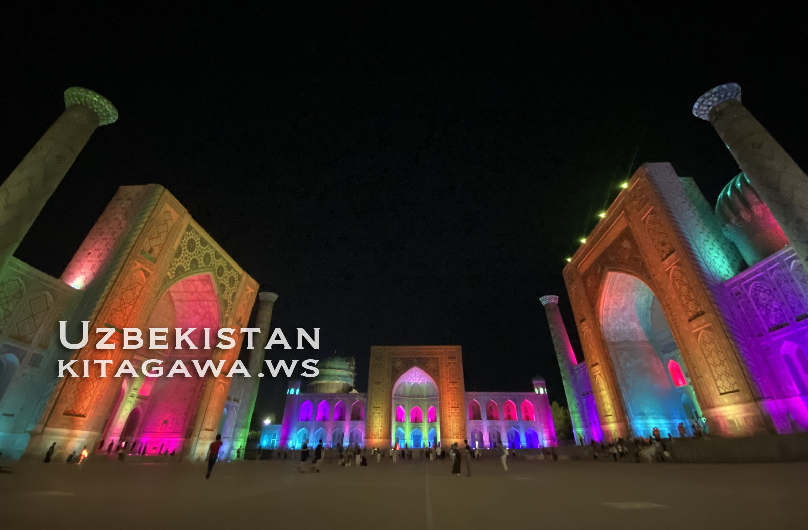 レギスタン広場 ライトアップショー