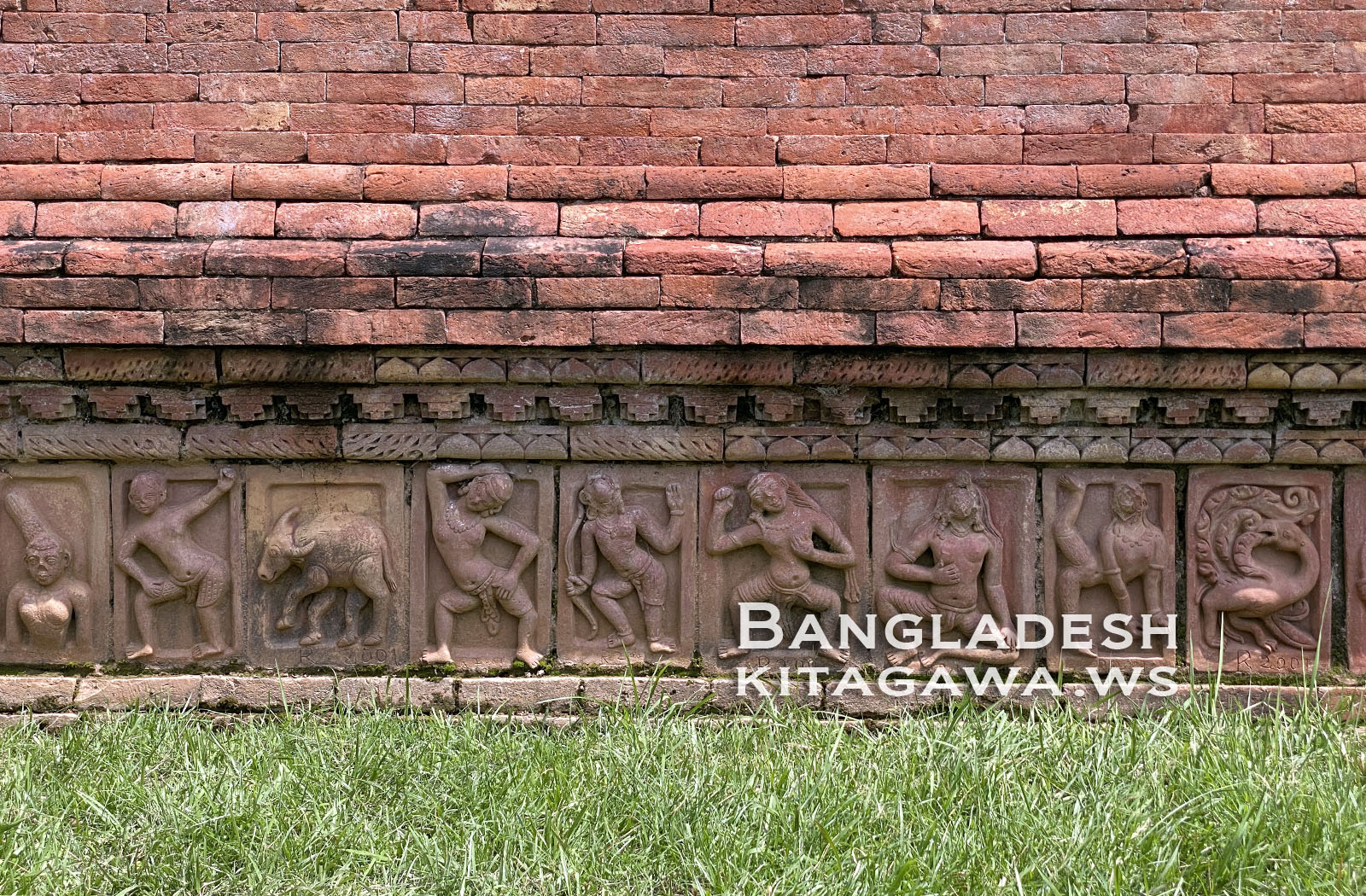 テラコッタのレリーフ